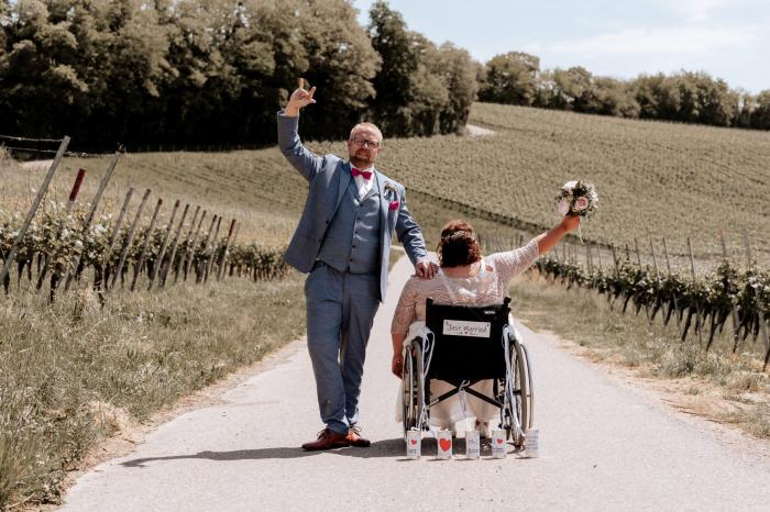 Hochzeit Braut Im Rollstuhl Paarshooting Ideen